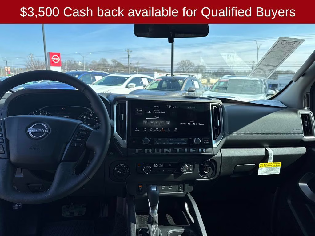 2026 Super Black Nissan Frontier SV 4X4 Truck