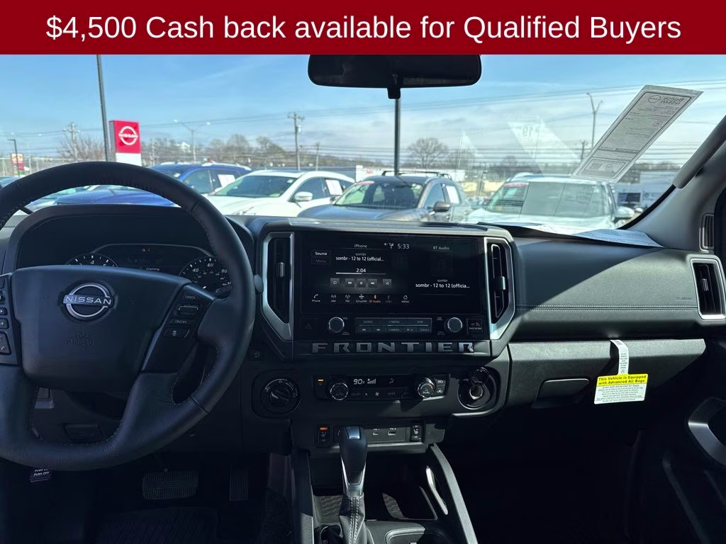 2026 Super Black Nissan Frontier SV 4X4 Truck