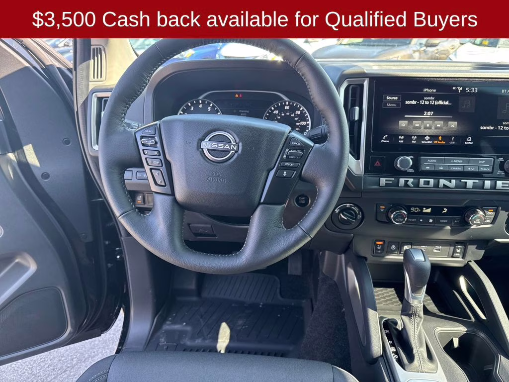 2026 Super Black Nissan Frontier SV 4X4 Truck