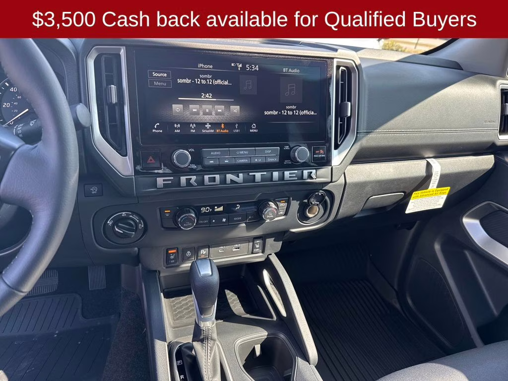 2026 Super Black Nissan Frontier SV 4X4 Truck