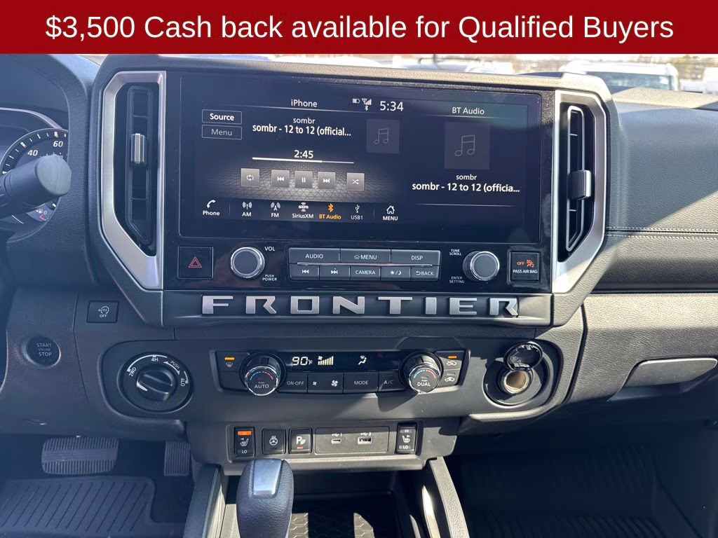 2026 Super Black Nissan Frontier SV 4X4 Truck