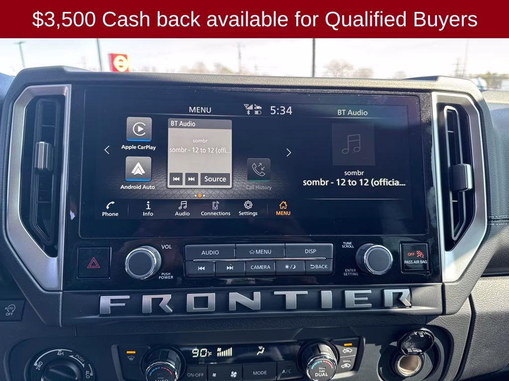 2026 Super Black Nissan Frontier SV 4X4 Truck