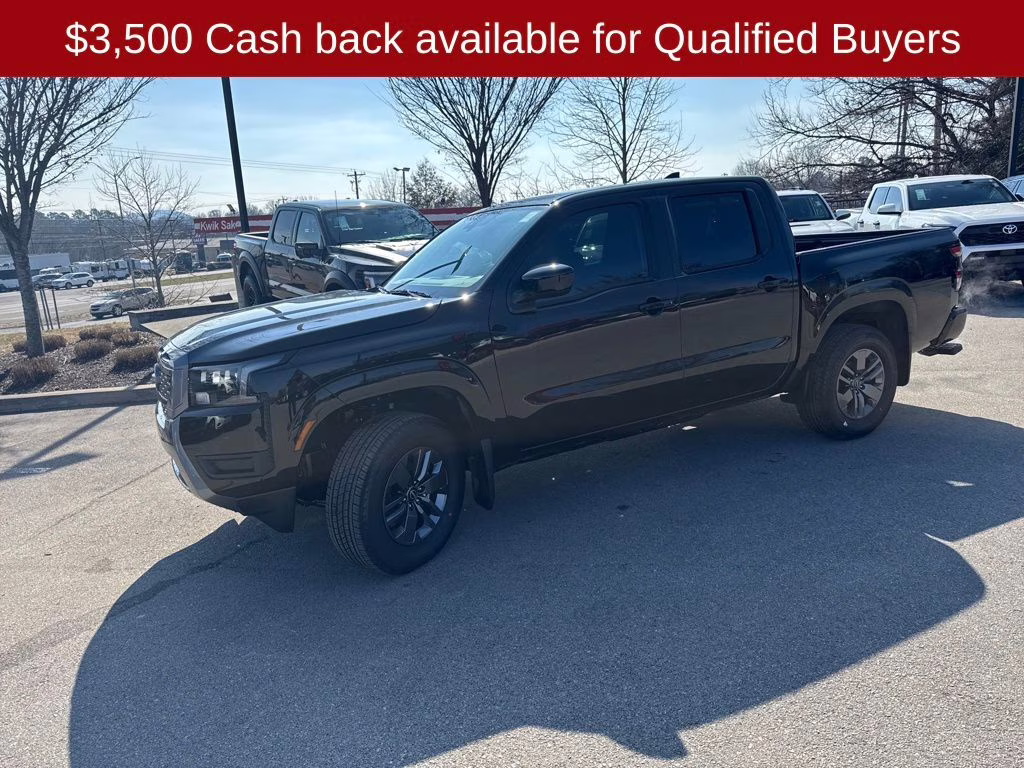 2026 Super Black Nissan Frontier SV 4X4 Truck