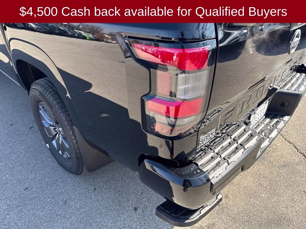 2026 Super Black Nissan Frontier SV 4X4 Truck