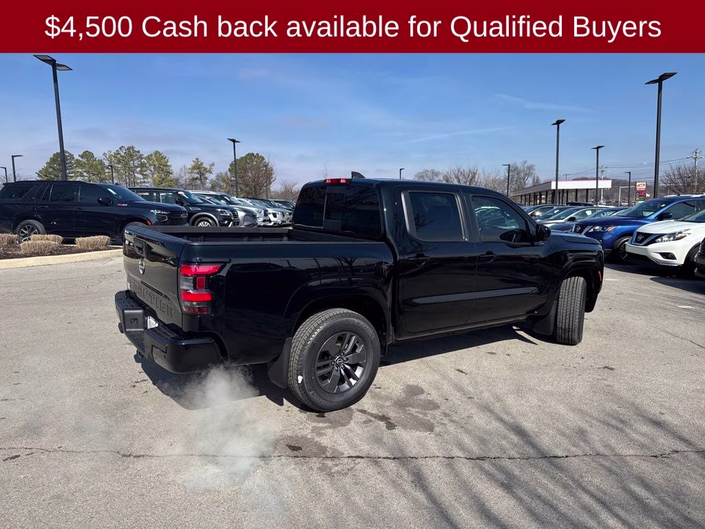 2026 Super Black Nissan Frontier SV 4X4 Truck
