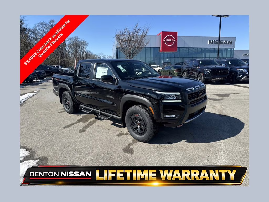 2026 Super Black Nissan Frontier PRO-4X 4X4 Truck