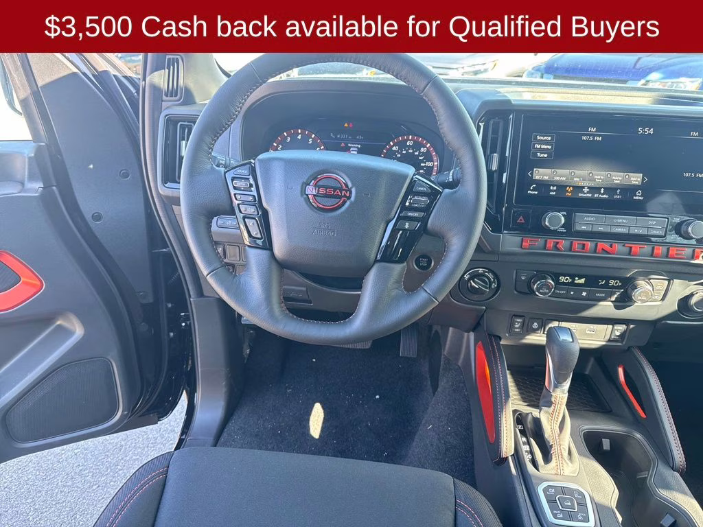 2026 Super Black Nissan Frontier PRO-4X 4X4 Truck