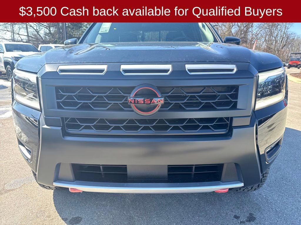 2026 Super Black Nissan Frontier PRO-4X 4X4 Truck