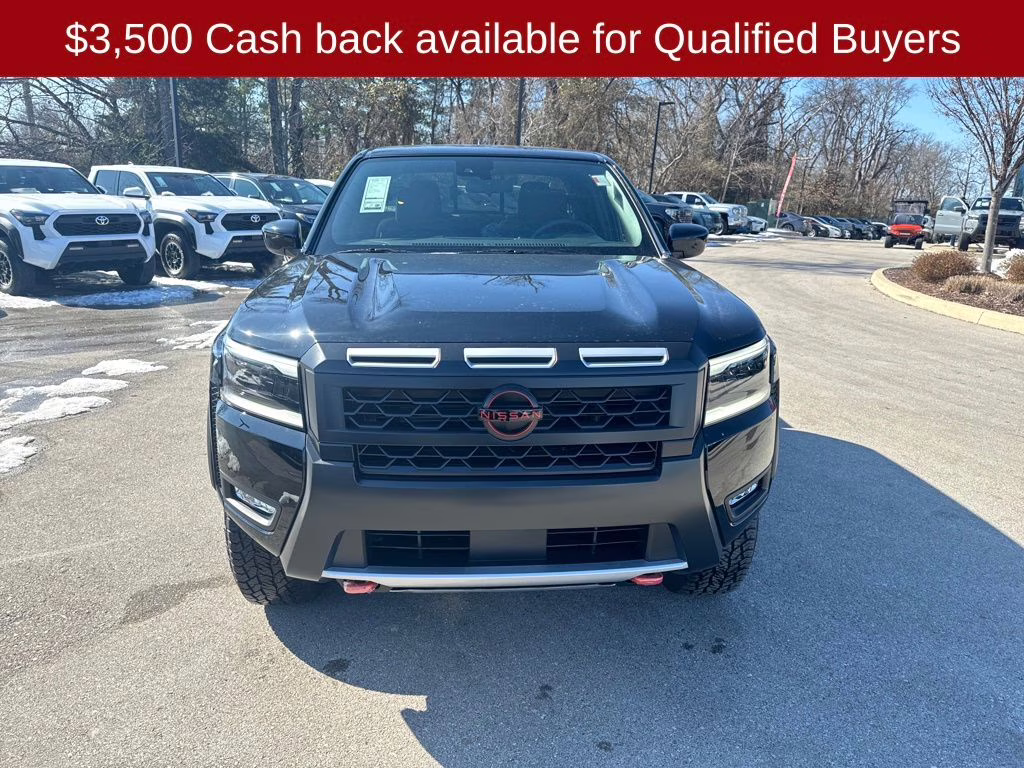 2026 Super Black Nissan Frontier PRO-4X 4X4 Truck