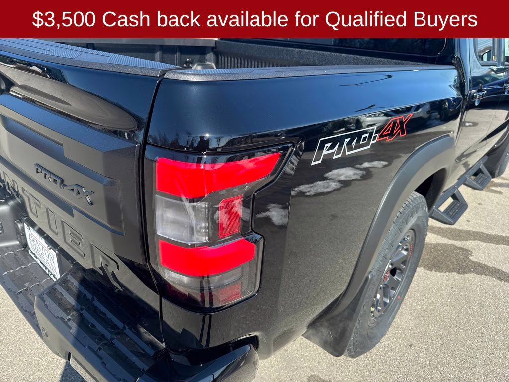 2026 Super Black Nissan Frontier PRO-4X 4X4 Truck