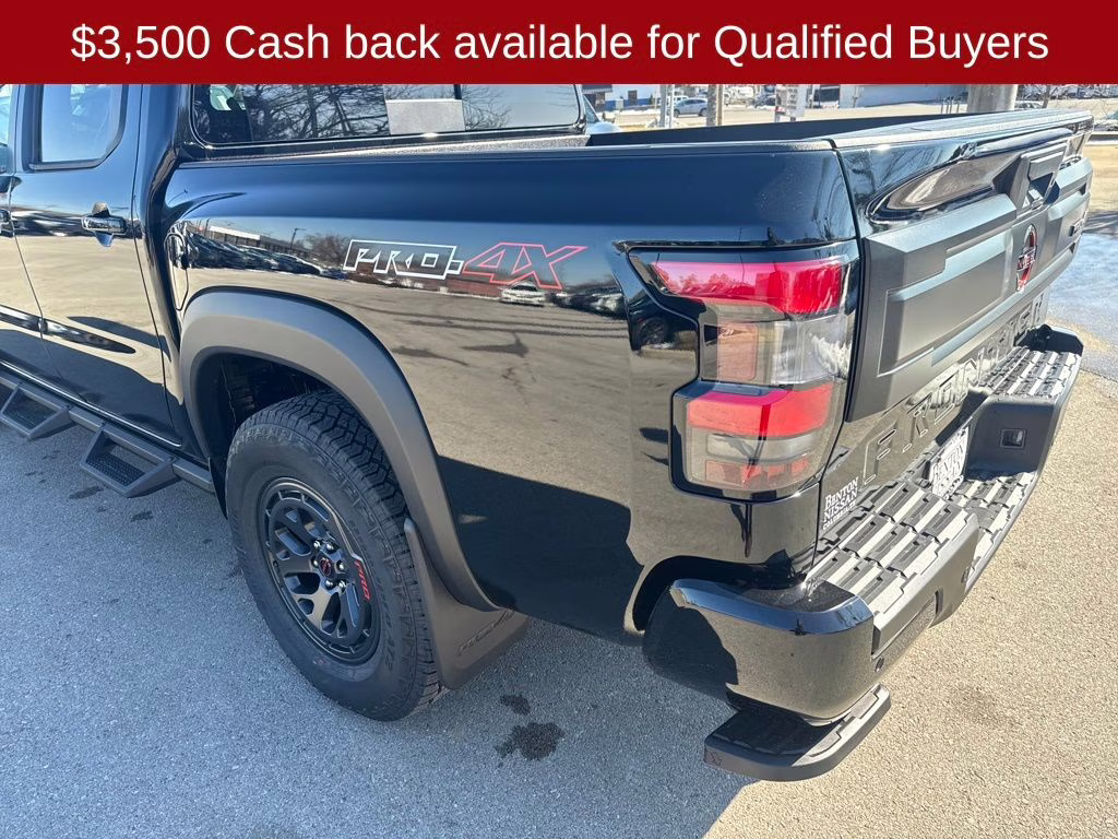 2026 Super Black Nissan Frontier PRO-4X 4X4 Truck