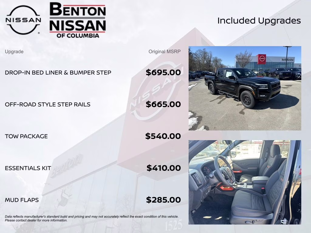 2026 Super Black Nissan Frontier PRO-4X 4X4 Truck