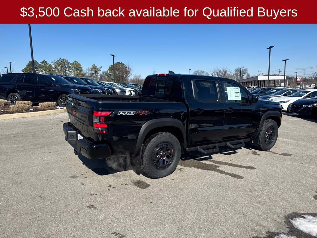 2026 Super Black Nissan Frontier PRO-4X 4X4 Truck