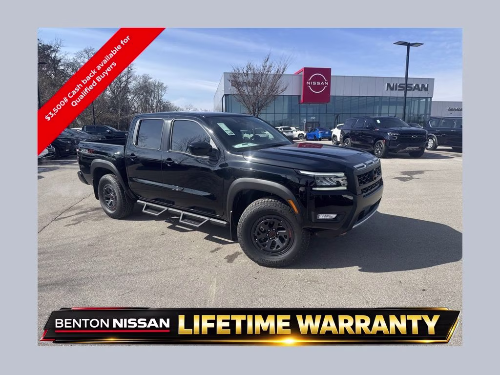 2026 Super Black Nissan Frontier PRO-4X 4X4 Truck