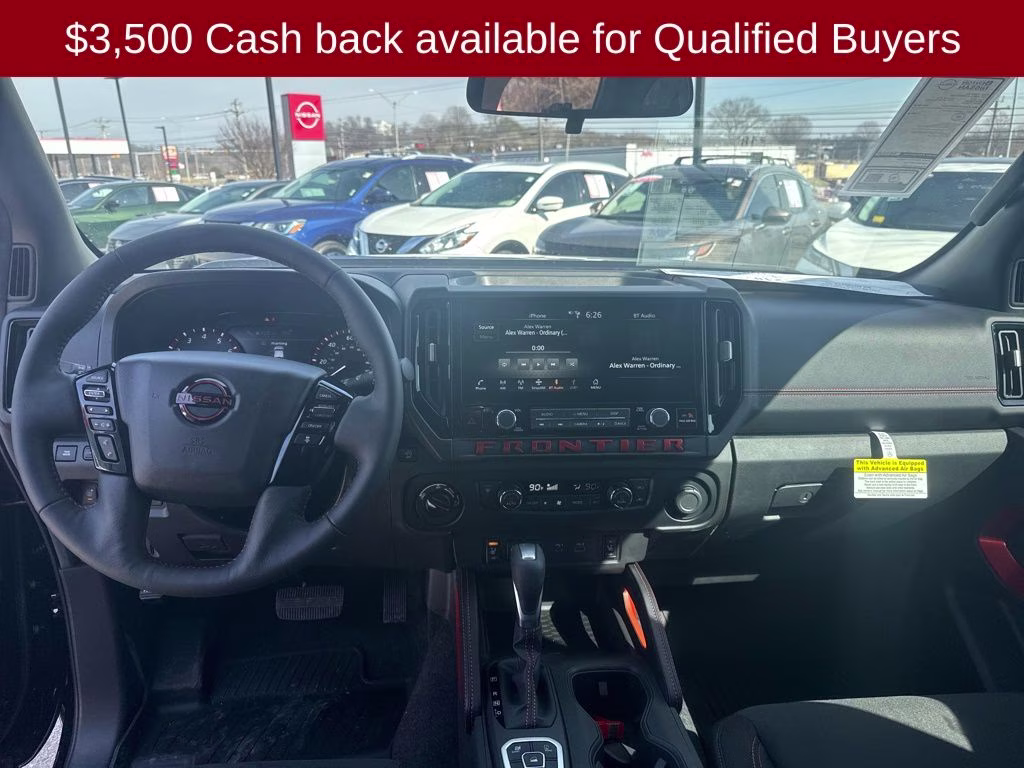 2026 Super Black Nissan Frontier PRO-4X 4X4 Truck