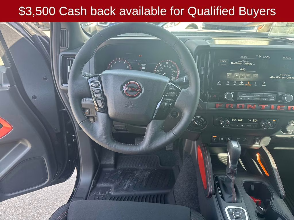 2026 Super Black Nissan Frontier PRO-4X 4X4 Truck