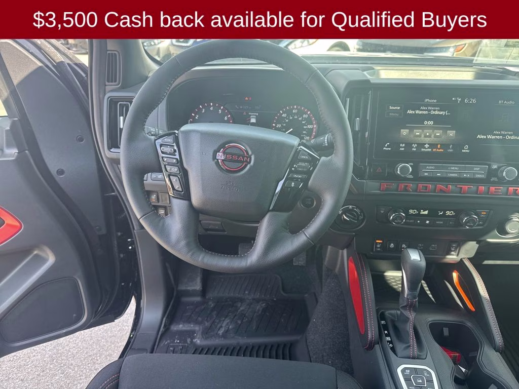2026 Super Black Nissan Frontier PRO-4X 4X4 Truck