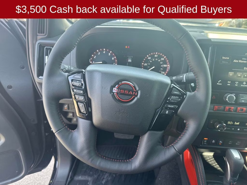 2026 Super Black Nissan Frontier PRO-4X 4X4 Truck