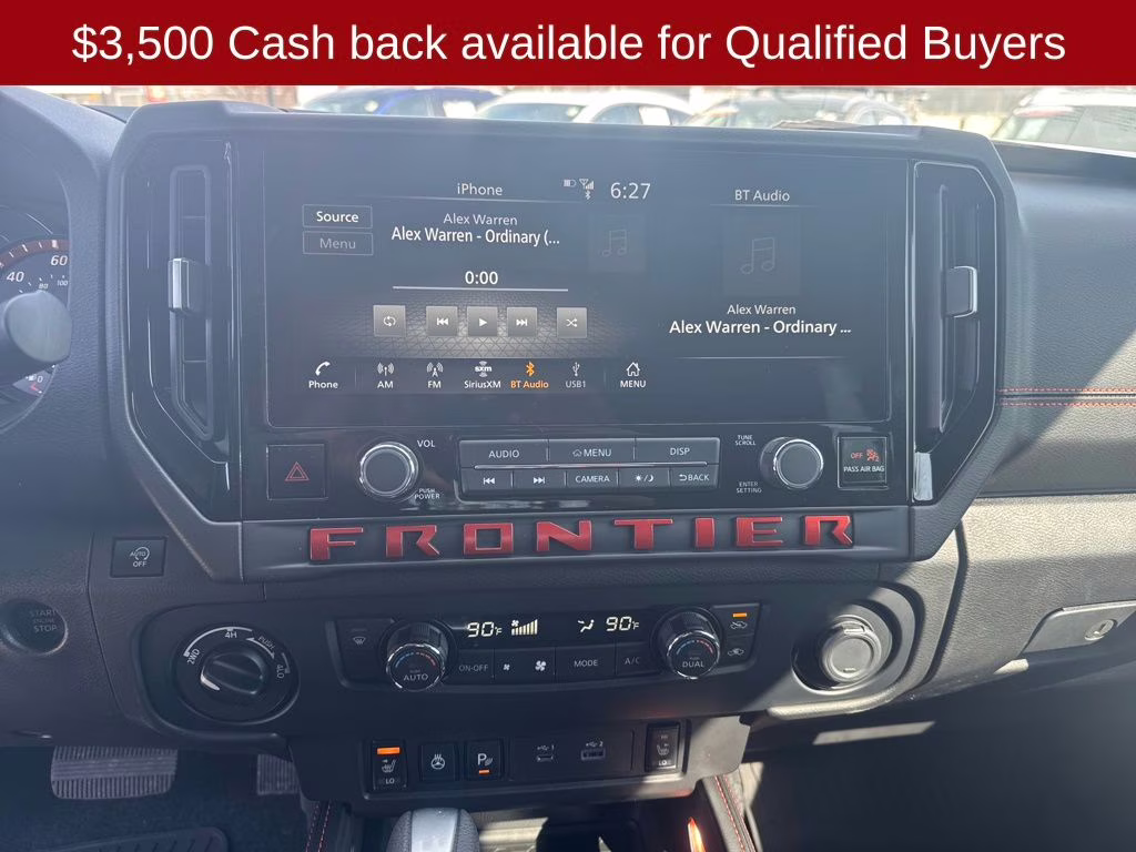 2026 Super Black Nissan Frontier PRO-4X 4X4 Truck