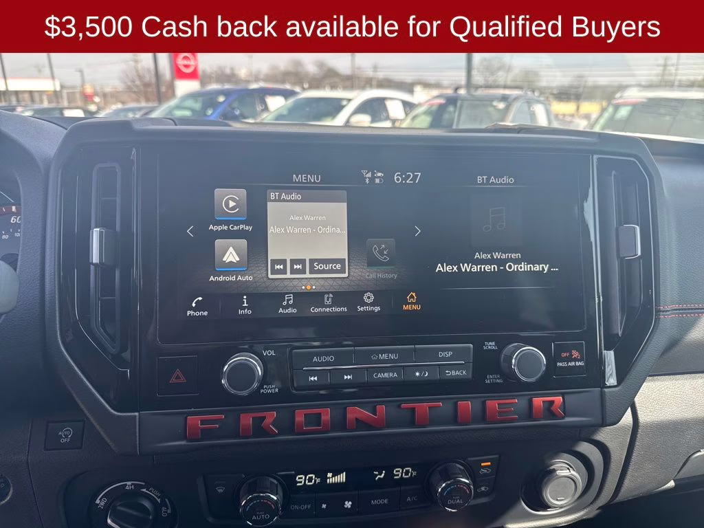 2026 Super Black Nissan Frontier PRO-4X 4X4 Truck