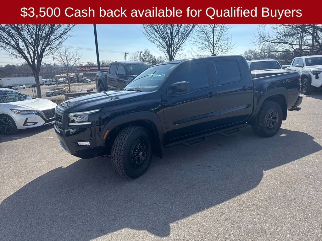 2026 Super Black Nissan Frontier PRO-4X 4X4 Truck