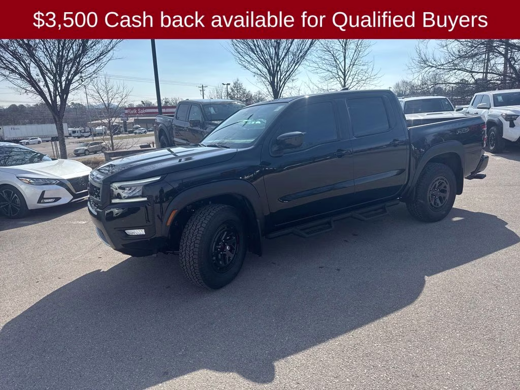 2026 Super Black Nissan Frontier PRO-4X 4X4 Truck