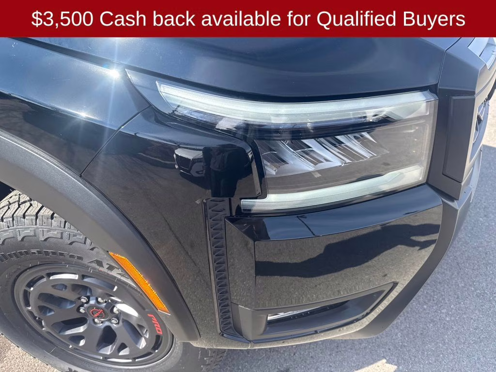 2026 Super Black Nissan Frontier PRO-4X 4X4 Truck