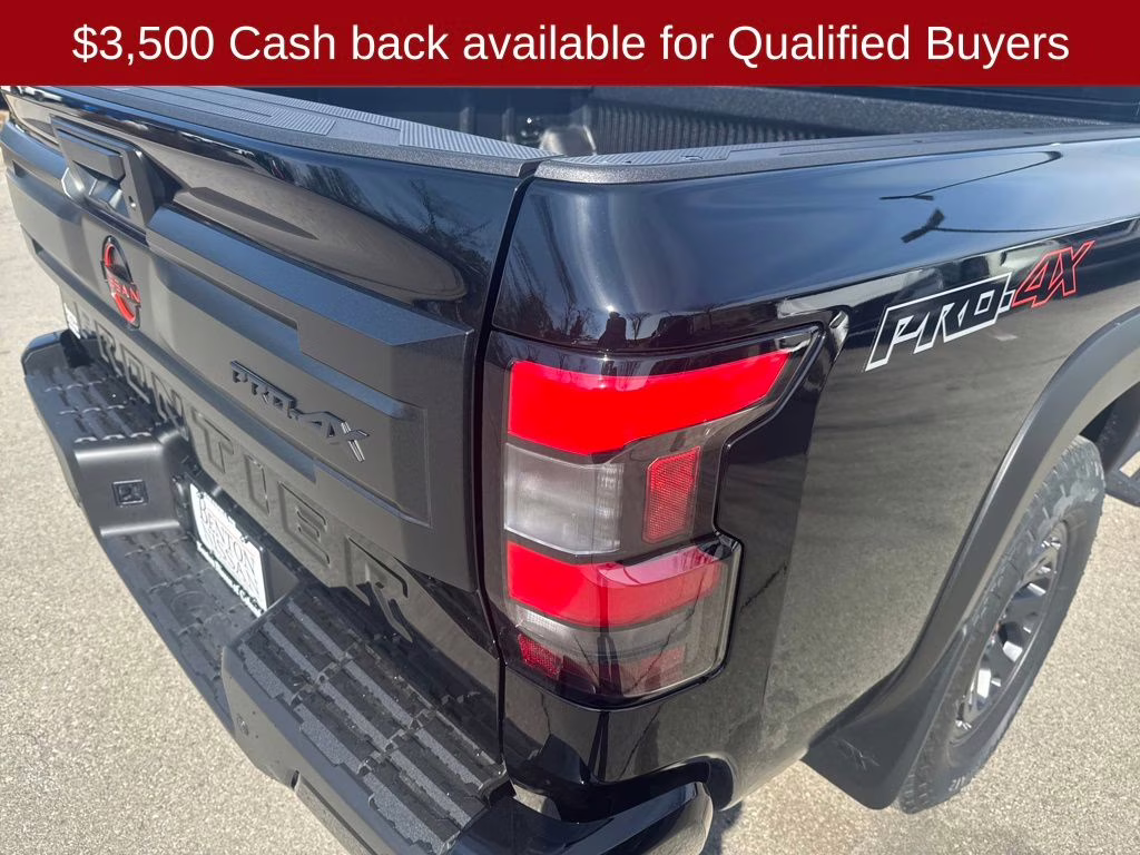 2026 Super Black Nissan Frontier PRO-4X 4X4 Truck