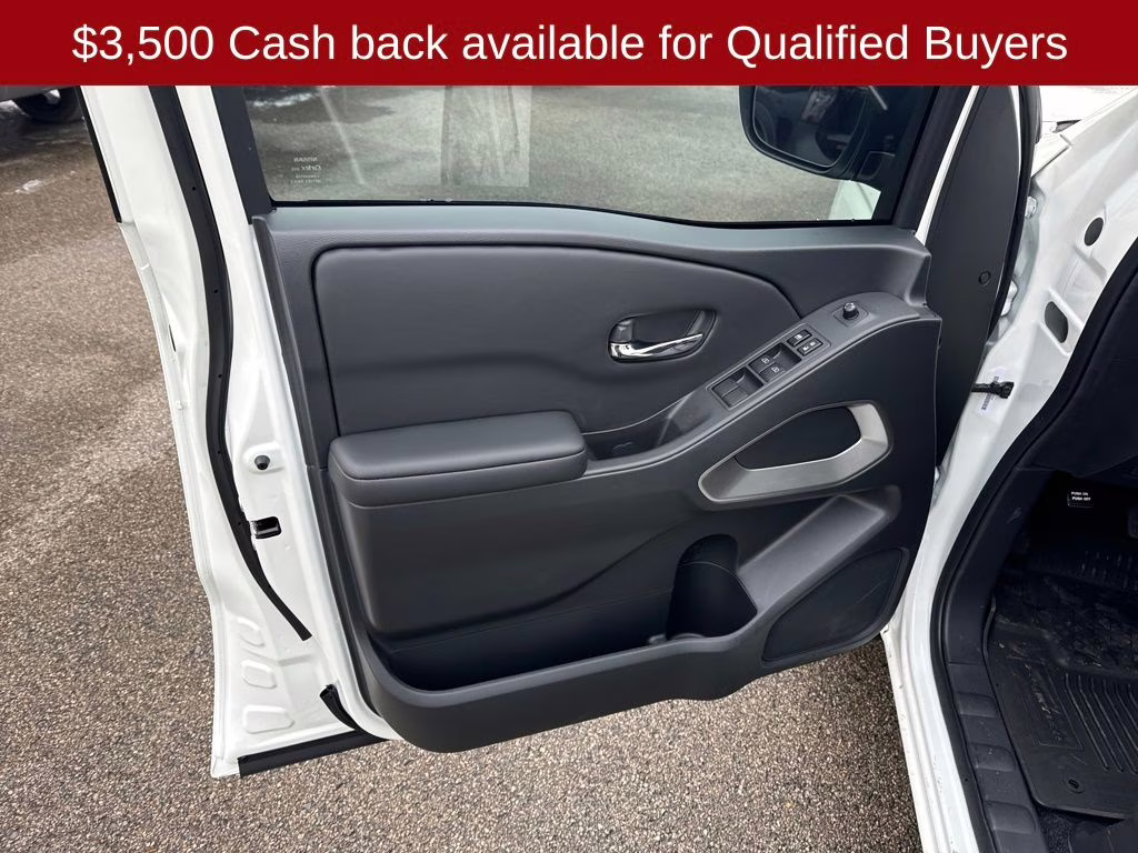 2026 Glacier White Nissan Frontier SV 4X4 Truck