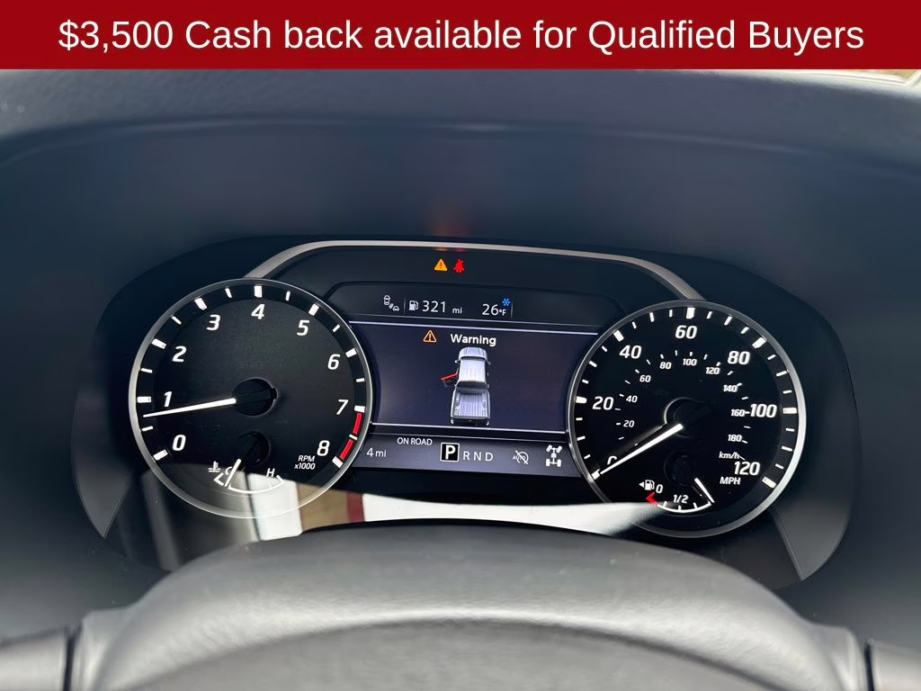 2026 Glacier White Nissan Frontier SV 4X4 Truck