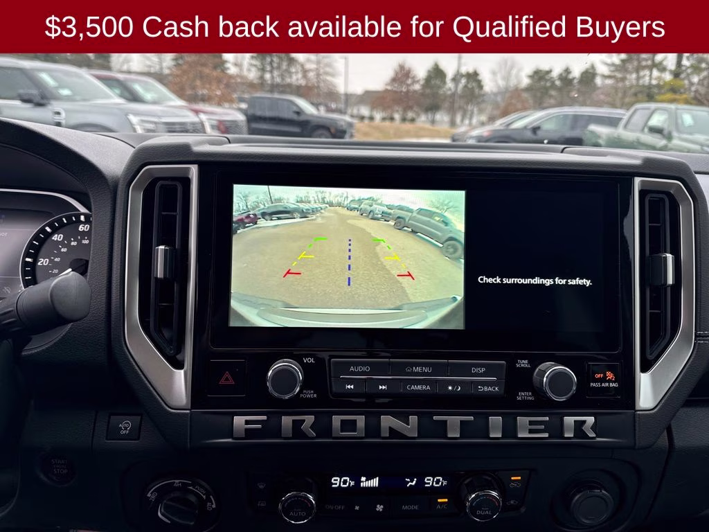 2026 Glacier White Nissan Frontier SV 4X4 Truck