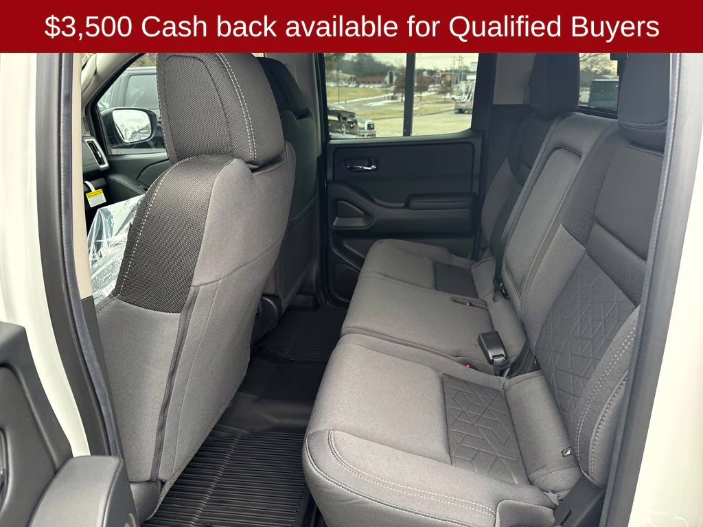 2026 Glacier White Nissan Frontier SV 4X4 Truck