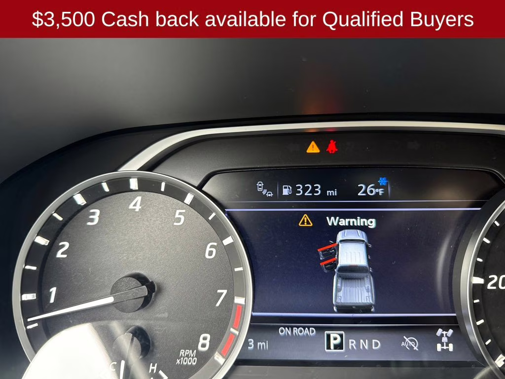 2026 Glacier White Nissan Frontier SV 4X4 Truck