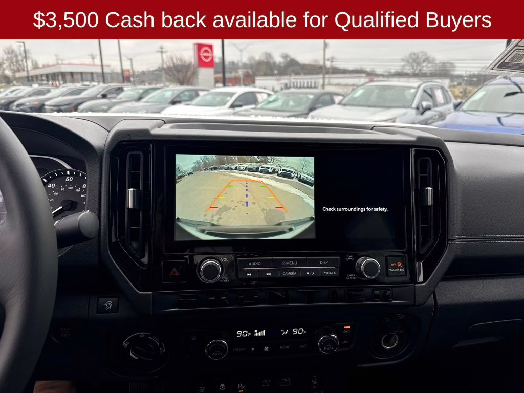 2026 Glacier White Nissan Frontier SV 4X4 Truck