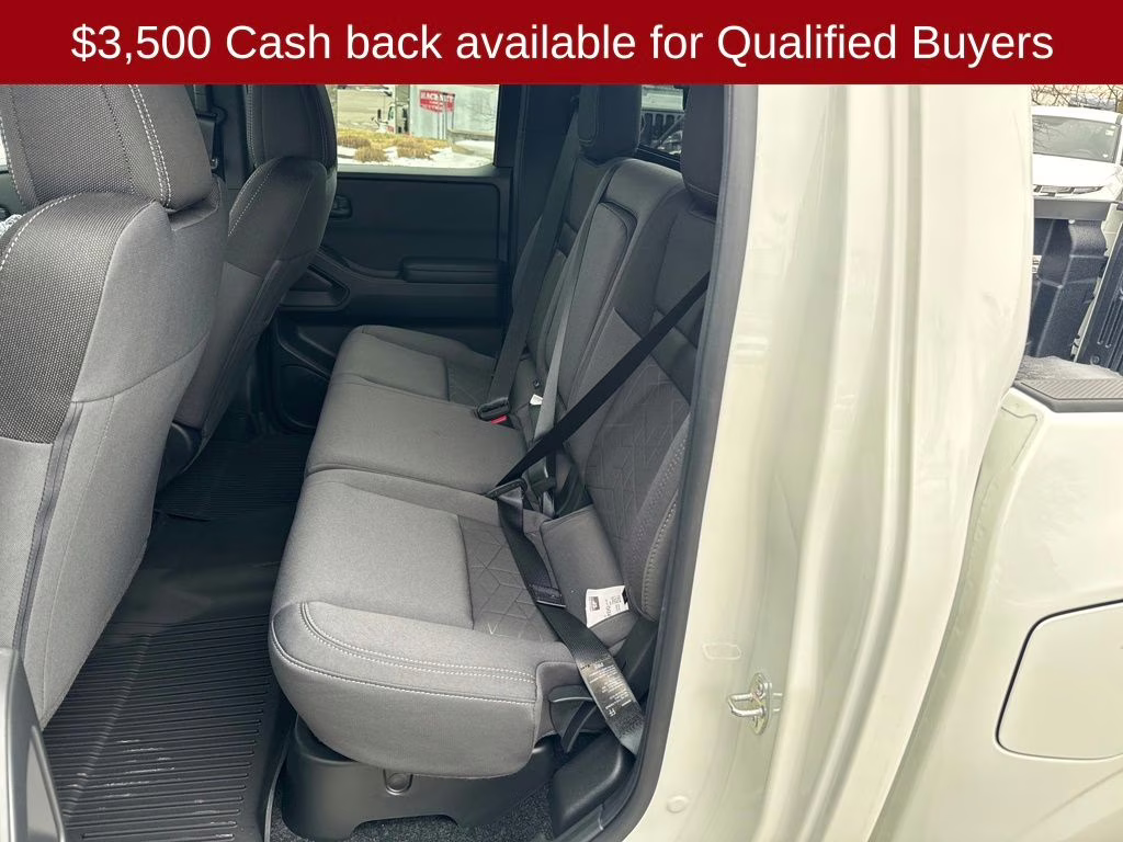 2026 Glacier White Nissan Frontier SV 4X4 Truck