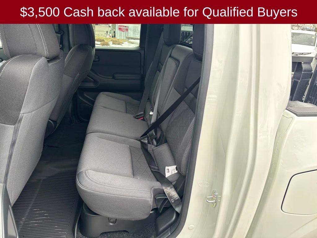 2026 Glacier White Nissan Frontier SV 4X4 Truck