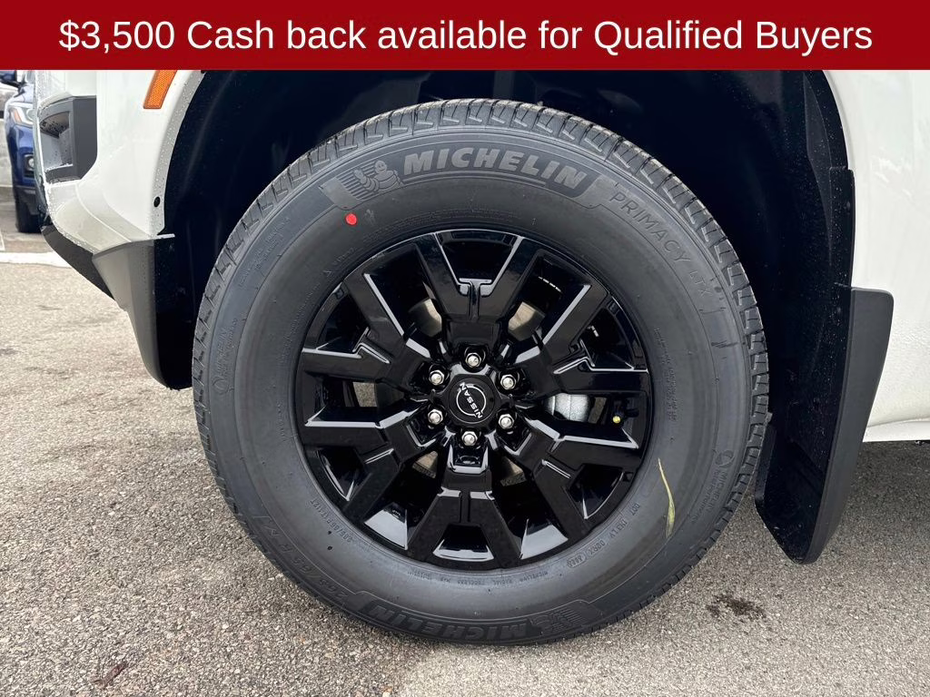 2026 Glacier White Nissan Frontier SV 4X4 Truck