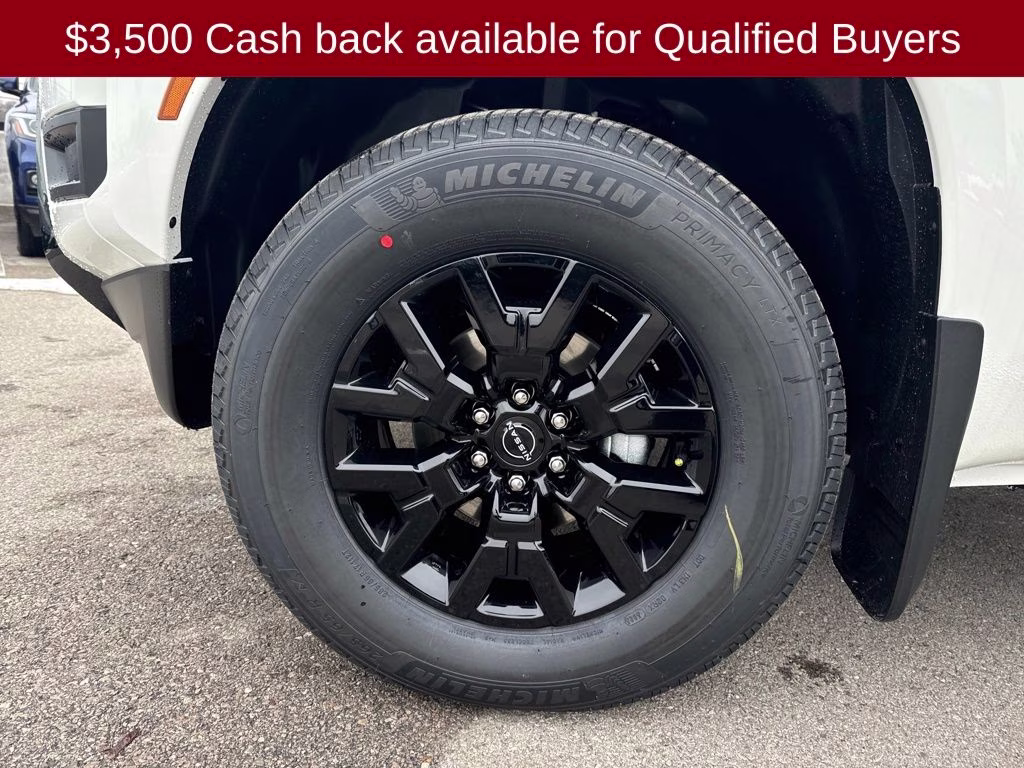 2026 Glacier White Nissan Frontier SV 4X4 Truck