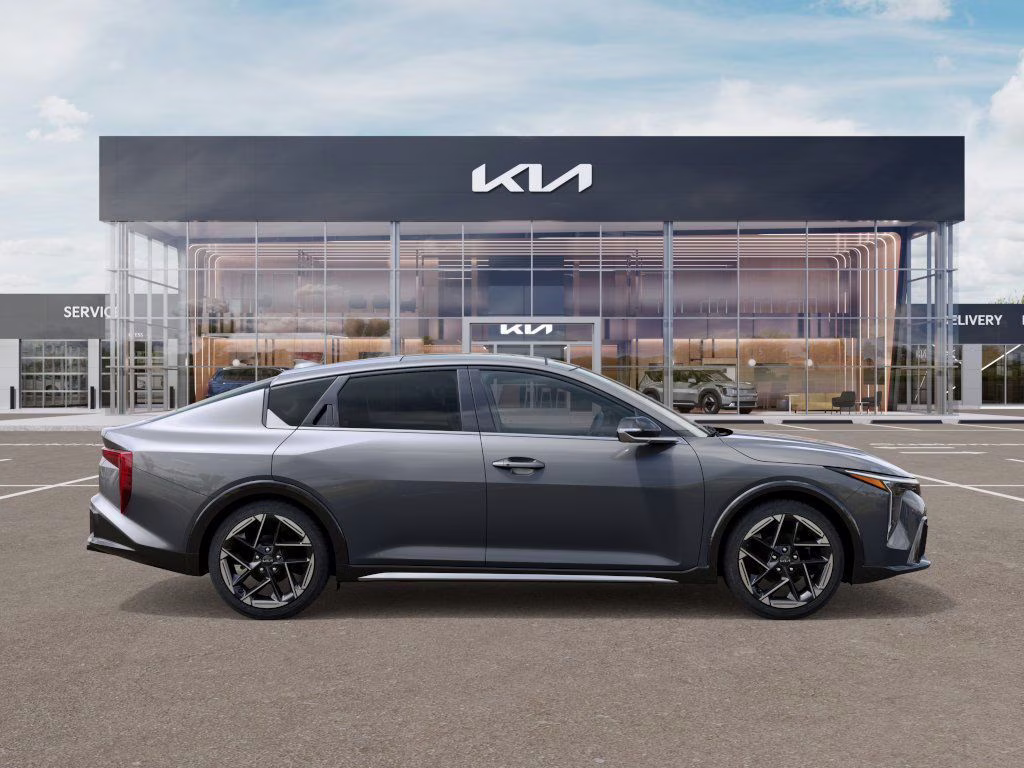 2026 Steel Gray Kia K4 GT-Line FWD Sedan