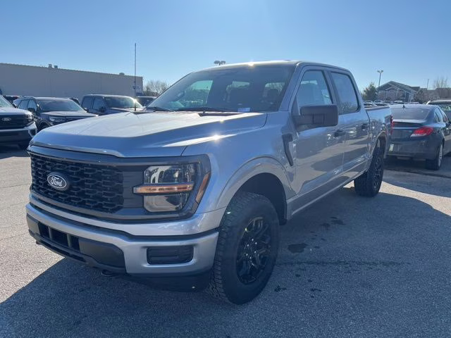 2026 Iconic Silver Metallic Ford F-150 STX 4X4 Truck