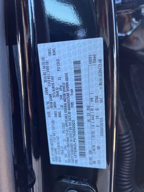 2026 Agate Black Metallic Ford F-150 STX 4X4 Truck