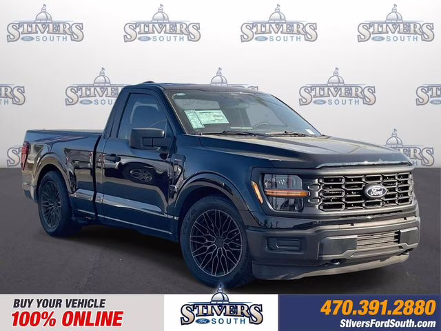 2025 Black Metallic Ford F-150 XL 4X4 Truck