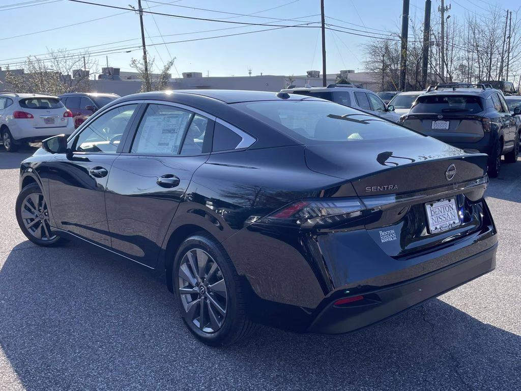 2026 Super Black Nissan Sentra SL FWD Sedan