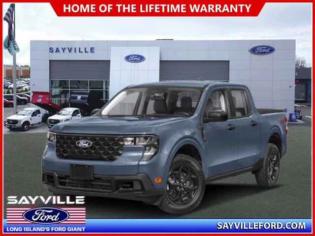 2026 Azure Gray Metallic Tri-Coat Ford Maverick XLT AWD SuperCrew AWD Truck