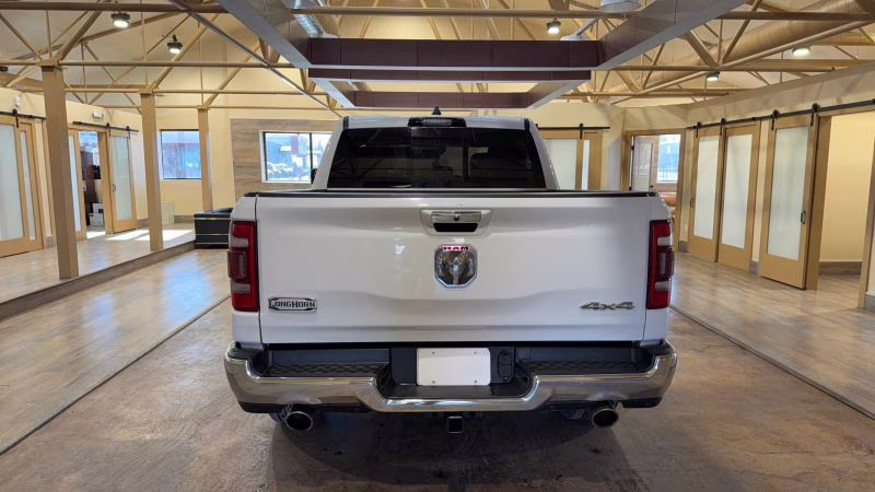 2022 White Ram 1500 Crew Cab Laramie Longhorn Pickup 4D 5 1/2 ft 4X4