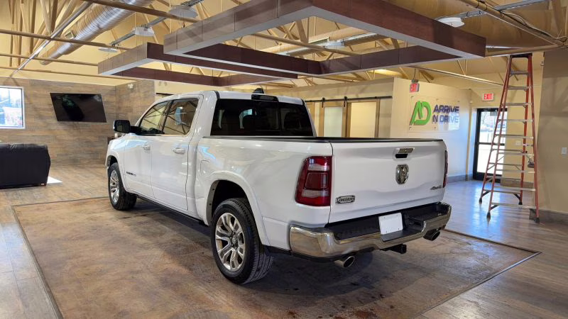 2022 White Ram 1500 Crew Cab Laramie Longhorn Pickup 4D 5 1/2 ft 4X4