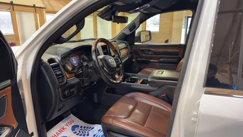 2022 White Ram 1500 Crew Cab Laramie Longhorn Pickup 4D 5 1/2 ft 4X4
