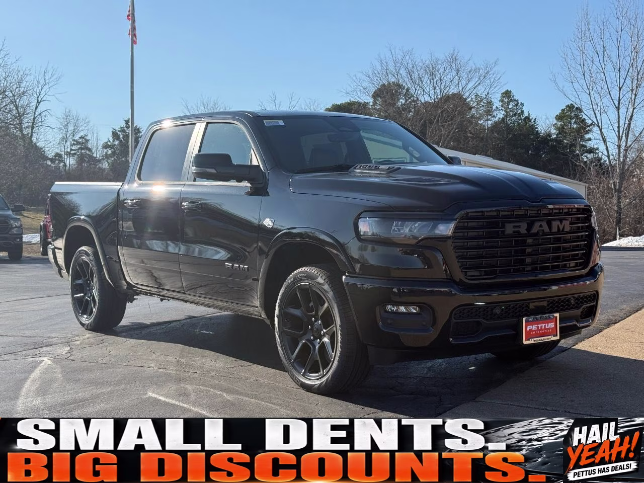 2026 Diamond Black Crystal Pearlcoat Ram 1500 Laramie 4X4 Truck