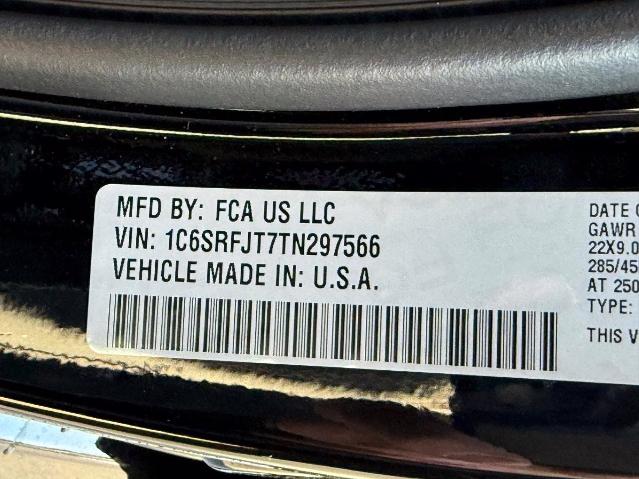 2026 Diamond Black Crystal Pearlcoat Ram 1500 Laramie 4X4 Truck