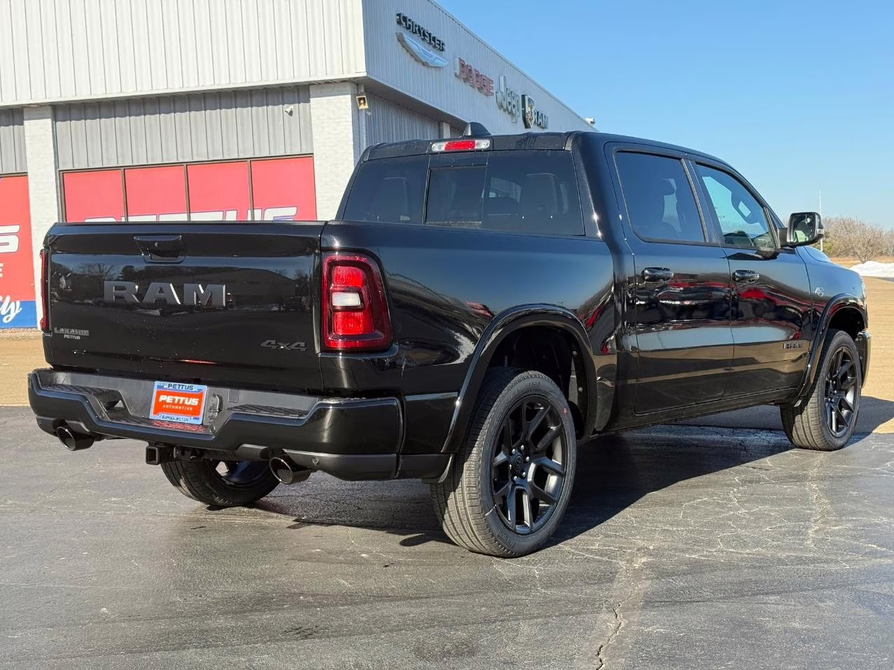 2026 Diamond Black Crystal Pearlcoat Ram 1500 Laramie 4X4 Truck